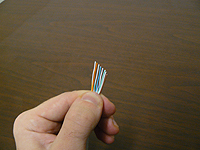 перерезать провода перед нагрузочной балкой