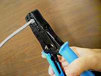 обжим кабеля