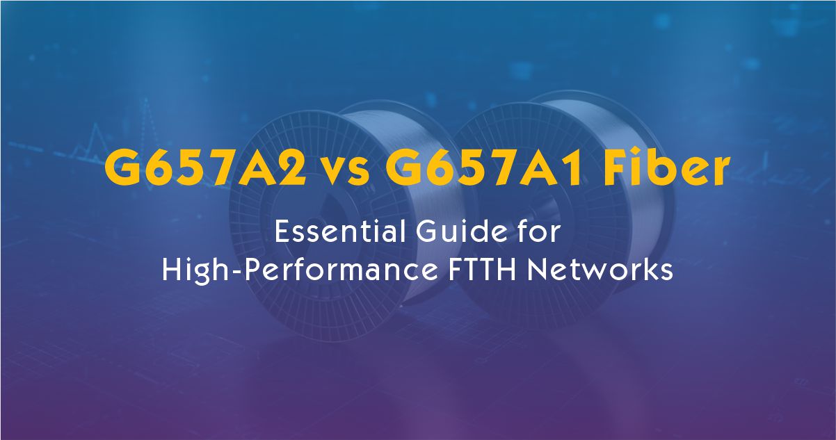 G657A2 против G657A1: Руководство по выбору волокна для высокопроизводительных FTTH-сетей