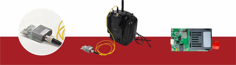 Интегрированный терминал для дронов с оптоволоконным кабелем &mdash; мини-версия типа А.