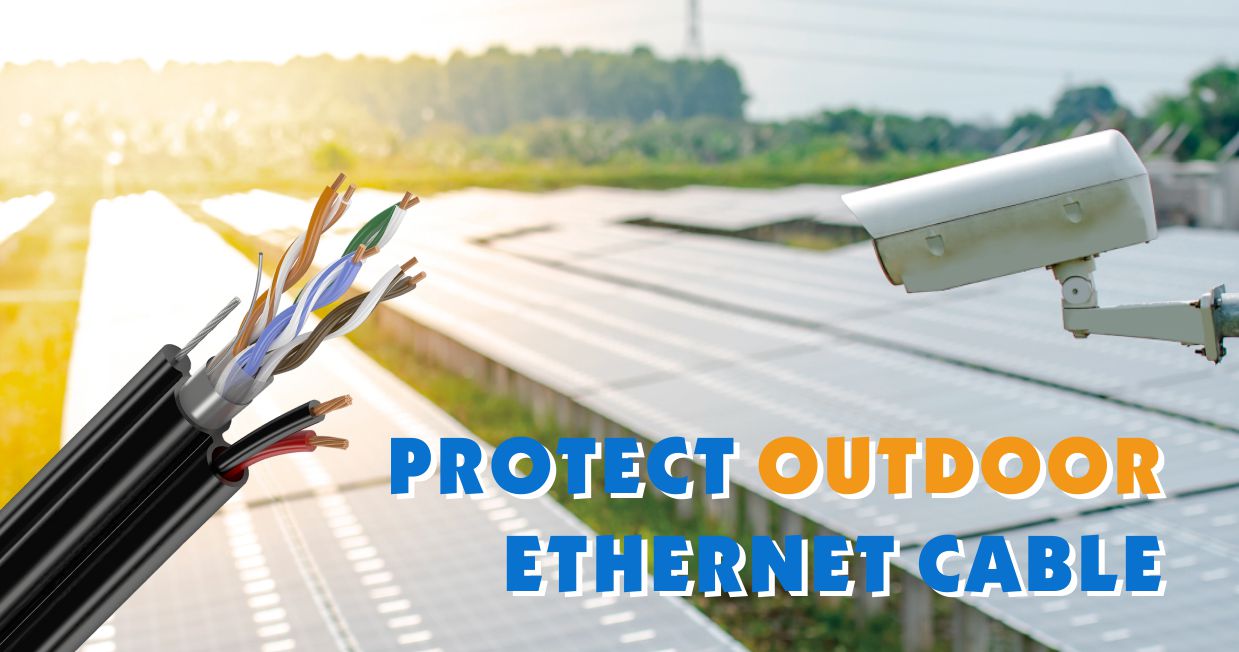Как защитить наружный кабель Ethernet